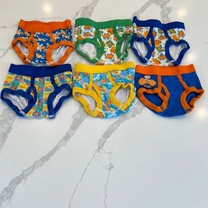 Blippi Boys underwear. 6 pair Washed but not worn. SZ 2T